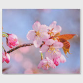 桜素晴らしの花の優しさ ラッピングペーパー (フラット)