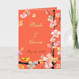 桜結婚式招待状カード 招待状