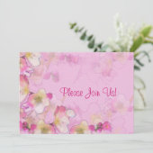 桜結婚式招待状 招待状 (スタンド正面)