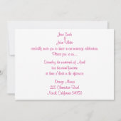 桜結婚式招待状 招待状 (裏面)