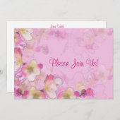 桜結婚式招待状 招待状 (正面/裏面)