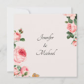 桜色のバラの婚約パーティー (正面)