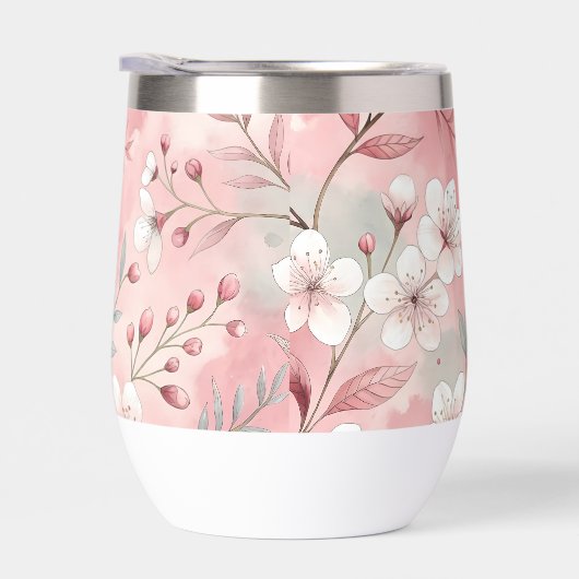 桜花柄ピンク (右面)