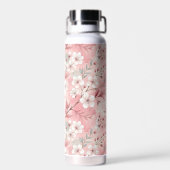 桜花柄ピンク ウォーターボトル (背面)