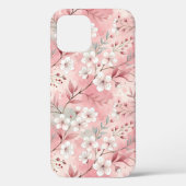 桜花柄ピンク Case-Mate iPhoneケース (裏面)