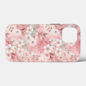 桜花柄ピンク Case-Mate iPhoneケース (裏面 (横))