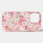 桜花柄ピンク Case-Mate iPhoneケース (裏面 (横))