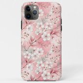 桜花柄ピンク Case-Mate iPhoneケース (裏面)