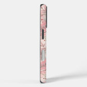 桜花柄ピンク Case-Mate iPhoneケース (裏面 / 右)