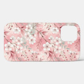 桜花柄ピンク Case-Mate iPhoneケース (裏面 (横))