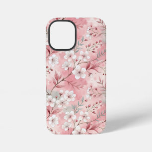 桜花柄ピンク iPhone 12 MINIケース