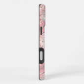 桜花柄ピンク iPhoneケース (右側面)