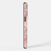 桜花柄ピンク iPhoneケース (右側面)