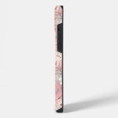 桜花柄ピンク iPhoneケース (左側面)
