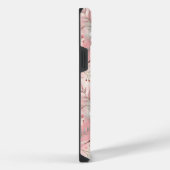 桜花柄ピンク iPhoneケース (右側面)