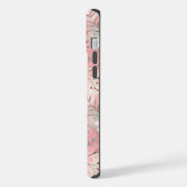 桜花柄ピンク iPhoneケース (左側面)