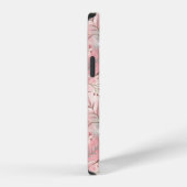桜花柄ピンク iPhoneケース (右側面)