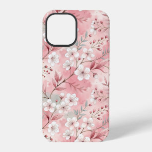 桜花柄ピンク iPhone 12 PROケース
