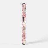 桜花柄ピンク iPhoneケース (右側面)