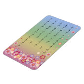 桜花片仮名レ日本のインボー マグネット (左側)