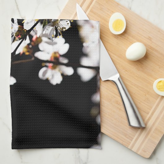 桜花 キッチンタオル (四つ折り)