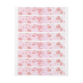 桜花 ラップアラウンドラベル (シート)