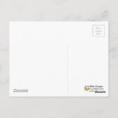 桜芸者の鳥が咲くさくらんぼ ポストカード (裏面)