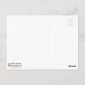 桜芸者の鳥が咲くさくらんぼ ポストカード (裏面)