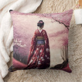 桜芸者 クッション (ブランケット)