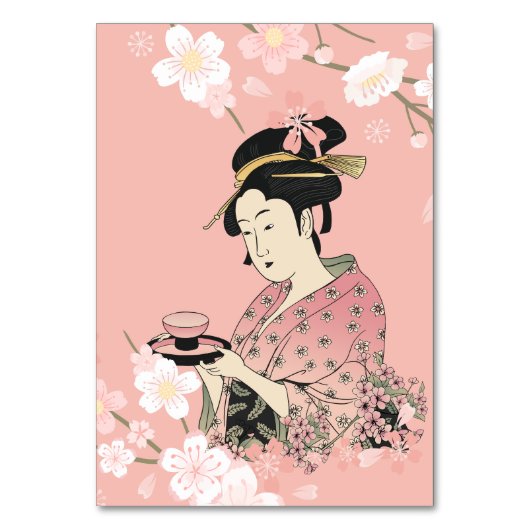桜芸者 テーブルナンバー (正面)