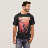 桜芸術的さくらんぼブロッサム Tシャツ (正面フル)