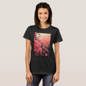 桜芸術的さくらんぼブロッサム Tシャツ (正面フル)