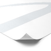 桜象形文字プリント ポスター (角)