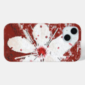 桜赤と白さくらんぼ咲きアジアフローラ Case-Mate iPhoneケース (裏面 (横))
