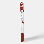 桜赤と白さくらんぼ咲きアジアフローラ Case-Mate iPhoneケース (裏面 / 左)