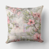 桜赤面セレナードボタニカル クッション (裏面)
