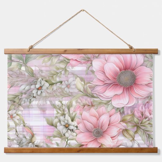 桜赤面セレナードボタニカル 吊り下げ型タペストリー (正面)