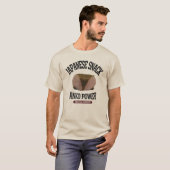 桜道明寺（ビンテージ風） Tシャツ (正面フル)