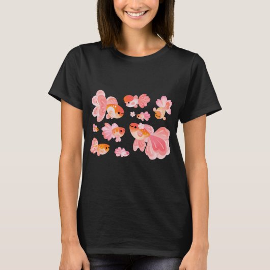 桜金魚 2 Tシャツ (正面)