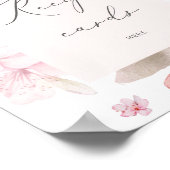 桜離れレシピカードはこちらポスター ポスター (角)