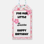 桜魅力的の花 ギフトタグ (正面)