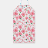 桜魅力的の花 ギフトタグ (裏面)