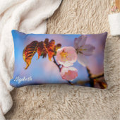 桜魅力的の花 ランバークッション (ブランケット)