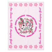 桜魅力的バニー テーブルクロス (正面)