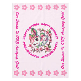 桜魅力的バニー テーブルクロス