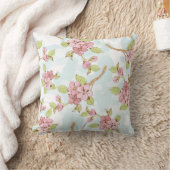 桜/さくらんぼ花 クッション (ブランケット)