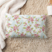 桜/さくらんぼ花 ランバークッション (ブランケット)