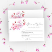 桜-アドバイスとウィッシュブライダルシャワー 便箋