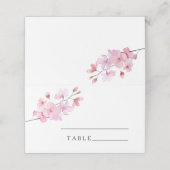 桜 - ウェディングプレイスカード プレイスカード (外部開封)