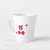 桜 カフェラテマグ (左アングル)